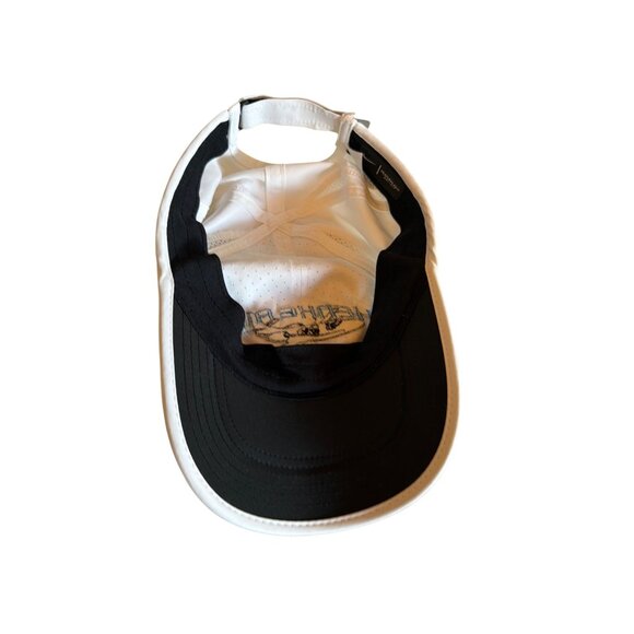 Nike Featherlight Dri-Fit Henke Air 70 White Cap Blue Embroidery Adjustable - Picture 5 of 6